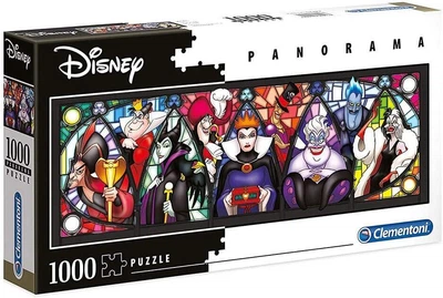 Пазл Clementoni Panorama Collection Disney Villains Дісней Лиходії, 1000 елементів