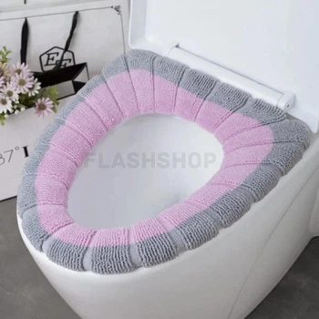 М'який універсальний, теплий чохол для унітазу Toilet seat cover