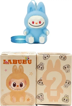Бархатный брелок UFT Лабубу POP MART сюрприз Mini Monster Labu сидячий рандомный персонаж (UFTMiniM2)
