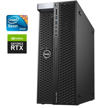 Игровой ПК Dell Precision P5820T Tower / Intel Xeon W-2135 (6 (12) ядер по 3.7 - 4.5 GHz) / 64 GB DDR4 / 512 GB SSD M.2 + 2000 GB HDD / nVidia GeForce RTX 2080, 8 GB GDDR6, 256-bit / 950W / DVD-ROM б/у