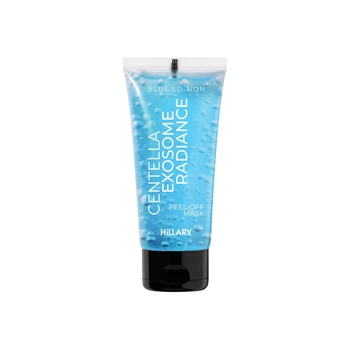 Сяюча маска-плівка з екзосомами центели Centella Exosome Radiance Peel-Off Mask (Blue Edition) Hillary 90 мл 4823116602793