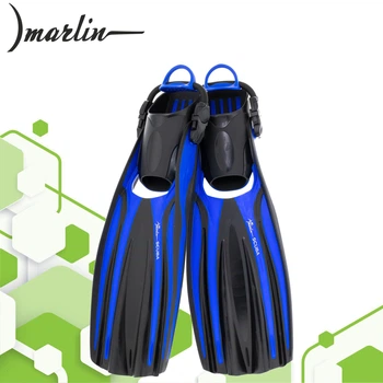 Ласти для дайвінгу Marlin Scuba Blue (Elastic Bungee Strap) L (44,5-49)