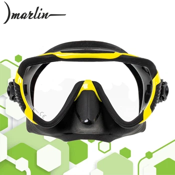 Маска для дайвинга Marlin ENJOY black/yellow