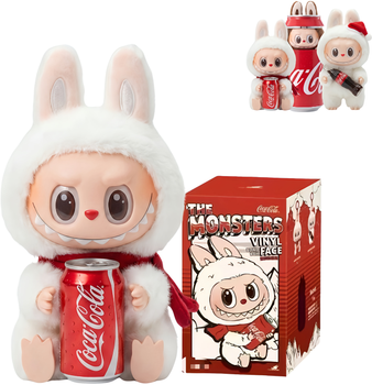 Мягкая игрушка UFT Лабубу сюрприз Labubu POP MART Monsters Coca-Cola 20 см рандомный персонаж (UFTCola1)