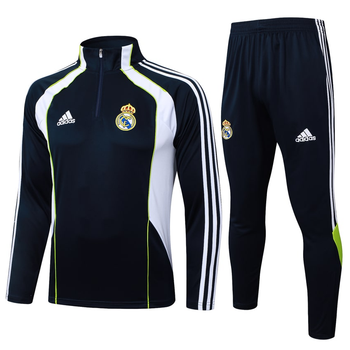 Тренувальний спортивний костюм Real Madrid синій - олімпійка + штани, дитячий, футбольний, сезон 2025/2026 (р. 12 зріст 125-135 см.)