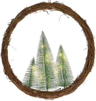 Сяючий декор Vilde 839063 Вінок святковий 10 LED 40 см (8719987996481)