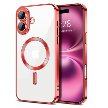 Чехол Fiji Chrome для Apple iPhone 17 с MagSafe и защитой камер Red