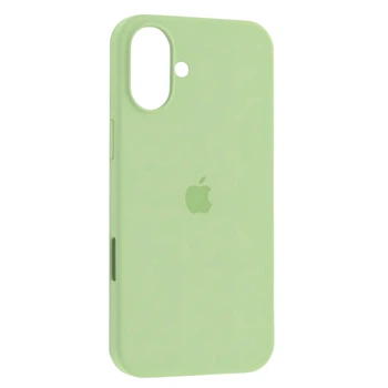 Чехол Fiji Silicone Case для Apple iPhone 17 бампер накладка Soft Touch с микрофиброй Avocado
