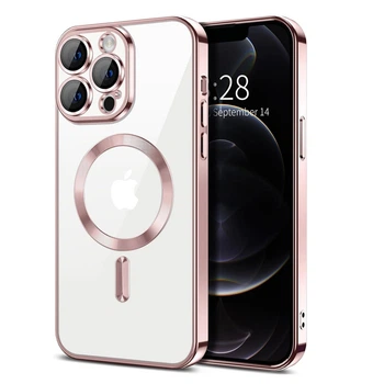 Чохол Fiji Chrome для Apple iPhone 13 Pro Max з MagSafe та захистом камер Rose Gold