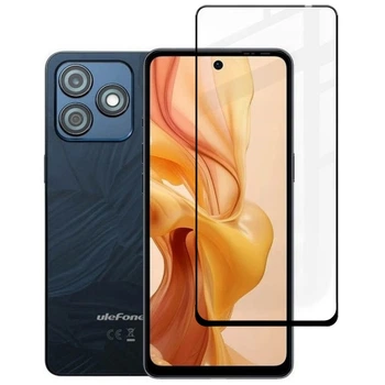 Защитное стекло Fiji Premium для Ulefone Note 18 Ultra полная проклейка Anti-Static черный