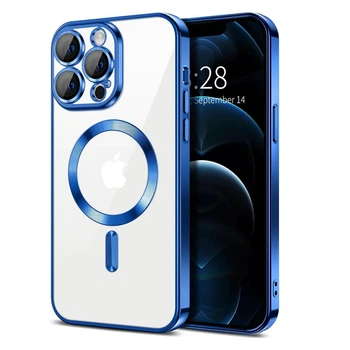 Чохол Fiji Chrome для Apple iPhone 15 Pro з MagSafe та захистом камер Blue