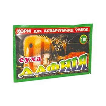 Дафния – натуральный корм для рыб, 10 г