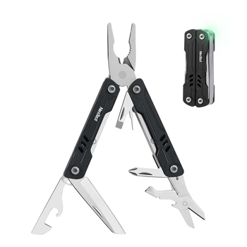 Мультитул NexTool черный сталь 5Cr15MoV 103х25х15 мм 11 функций (678145)