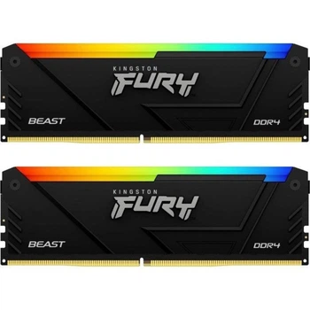 Модуль памяти DDR4 2x8GB/3200 Kingston Fury Beast RGB (KF432C16BB2AK2/16WP)