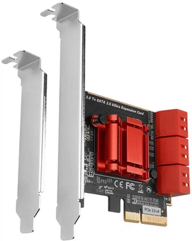 Karta rozszerzeń Axagon PCES-SA6 PCIe 6× SATA 6G