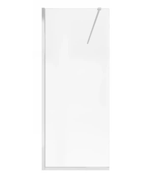 Душова перегородка Qtap Walk-In Standard CRM209.C8 90х200 см, скло Clear 8 мм, покриття CalcLess