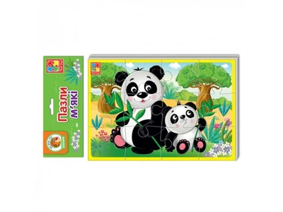 Мягкие пазлы Животные зоопарка, Vladi Toys, VT1103-45