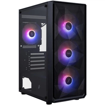 Комп'ютерний корпус без блоку живлення 1stPlayer FD3-M-BK-4F7 Black