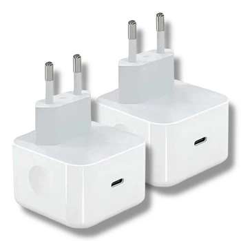 Зарядное устройство 2шт CDK 40W USB-C Dynamic Power Adapter до 60W Max для Apple (OEM) (023128) (white)