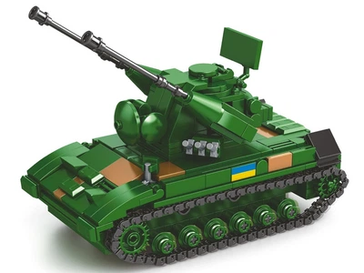 Конструктор военный танк Гепард 508 деталей, KB1118