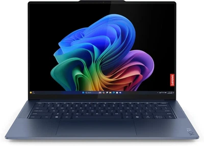 Ультрабук 14.5" Lenovo Yoga Slim 7 (14Q8X9) Snapdragon X Elite X1E-78-100 RAM 16GB SSD 1TB 15ч батарея Win11 Алюминиевый корпус (UKR) Б/В