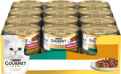 Корм Purina Gourmet Gold із кроликом із печінкою 85 г