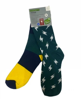 Носки трикотаж высокие набор 2 пары для женщины Lidl LYCRA® 464602 39-42 Зеленый