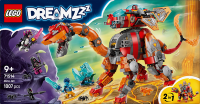 Zestaw klocków LEGO DREAMZZZ Dinostatek kosmiczny 1007 elementów (71514)