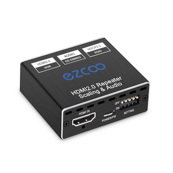 EZCOO 4K60 HDMI Audio Extractor со скалером и настройкой EDID