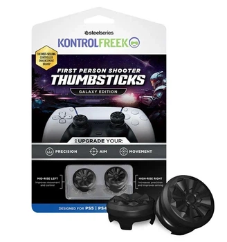Накладки на стики KontrolFreek Galaxy Edition (Black) SteelSeries для Sony DualSense PS5 / DualShock PS4