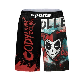 Шорты (Fight Shorts) Wicked Roller мужские для занятий спортом (MMA кикбоксинг тайский бокс борьба спорзал бег) - L
