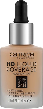 Тональна основа Catrice Cosmetics HD Liquid Coverage 040 Warm Beige 30 мл (4250947598313)
