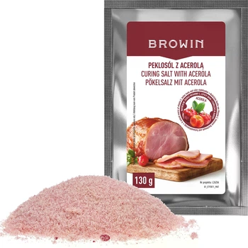 Соль для засолки с экстрактом ацеролы Browin 130 г для 2 кг мяса