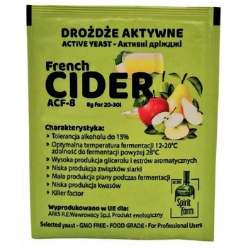 Винные дрожжи SpiritFerm French Cider для сидра и игристых вин, 8 г