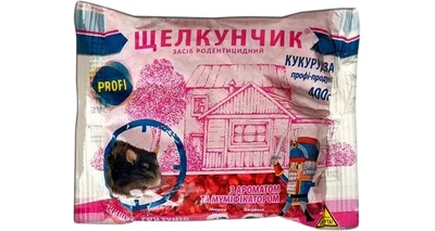 Кукуруза от грызунов Щелкунчик 400 г 3 упаковки (7700005-П)