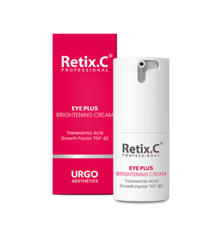 Retix.C Eye Plus Brightening Cream 15 мл — осветляющий крем для кожи вокруг глаз с транексамовой кислотой и TGF-β2, против темных кругов и отеков, URGO Aesthetics