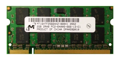 Пам'ять Micron 2GB SO-Dimm DDR2 800 MHz (MT16HTF25664HZ-800H1)