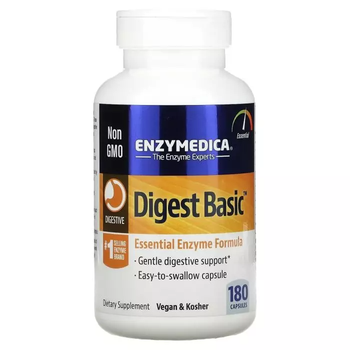 Пищеварительные Ферменты (Формула Энзимов) Digest Basic Enzymedica 180 капсул