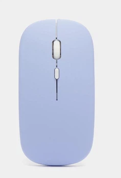 Компьютерная бесшумная USB беспроводная мышка Wireless 2.4 ГГц Mouse оптическая мышь на аккумуляторе (753346680) для пк/планшета (беспроводная мышь) Голубая