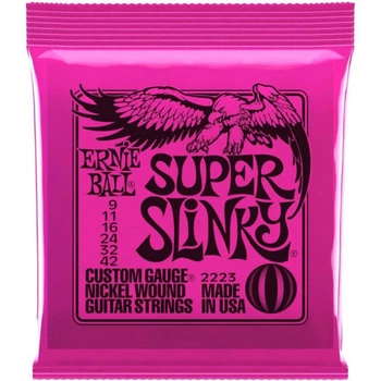 Струни для электрогитары Ernie Ball 2223 Super Slinky Nickel Wound 9/42