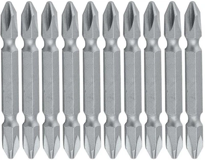 Насадка отверточная Granite двусторонняя PH2/PH2 65 мм ¼" S2 набор 10 шт 10-22-651