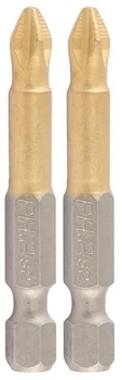 Насадка отверточная Granite PH2 50 мм ¼" S2/TITAN набор 2 шт 10-02-510