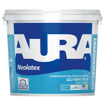Износостойкая интерьерная краска Aura Neolatex 5л