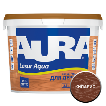 Лазурь AURA Lasur Aqua акриловая кипарис 0,75 л