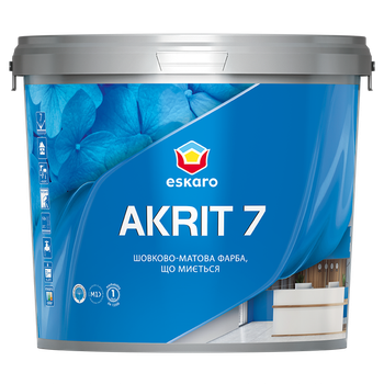 Шелково-матовая краска Akrit 7 New 4,75л