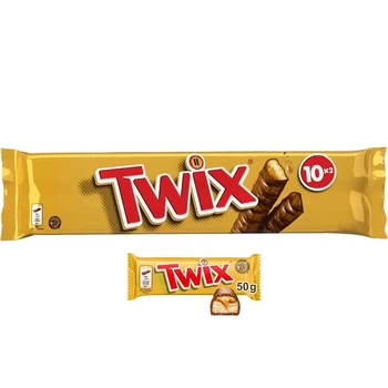 Батончики шоколадні Twix Gold 500 г (10x50г)