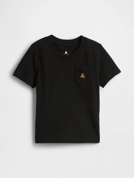 Детская футболка GAP с карманом 1159848368 (Черный 6) на рост 115 см
