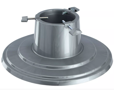 Підставка для ялинки Kadax Larmor круглая 39 см Срібний K5514 (5903699446560)