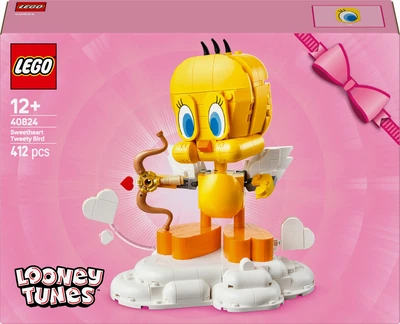 Zestaw klocków LEGO Icons Uroczy kanarek Tweety 412 elementów (40824)