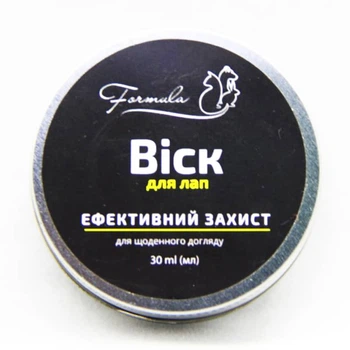 Воск для защиты лап у собак 30мл Formula- 1шт